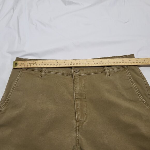 Levis Pants XX Chino Mens 34X32 ( 34 X 30 ) Standard Taper Stretch Beige - Picture 11 of 16